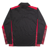 PUMA AC Milan Mens Football Shirt Jersey Black Long Sleeve 1/4 Zip L