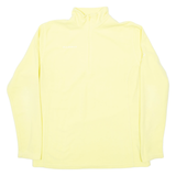 MAMMUT Womens Fleece Yellow 1/4 Zip 2XL