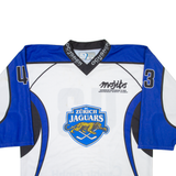 OCHSNER HOCKEY Zurich Jaguars Mens Jersey White 3/4 Sleeve V-Neck XL