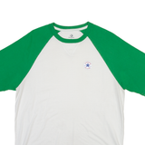 CONVERSE Mens T-Shirt White Crew Neck S