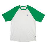 CONVERSE Mens T-Shirt White Crew Neck S