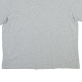 NIKE Womens T-Shirt Grey Crew Neck L