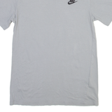 NIKE Mens T-Shirt Grey Crew Neck S