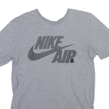 NIKE Air Mens T-Shirt Grey Crew Neck S