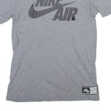 NIKE Air Mens T-Shirt Grey Crew Neck S