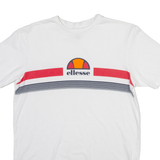 ELLESSE Mens T-Shirt White Crew Neck S