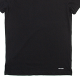 ADIDAS Mens T-Shirt Black Crew Neck S