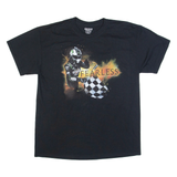 GILDAN Fearless Racing Mens T-Shirt Black L