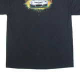 GILDAN Fearless Racing Mens T-Shirt Black L