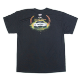 GILDAN Fearless Racing Mens T-Shirt Black L