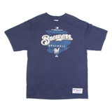 MLB Brewers Mens T-Shirt Blue USA L