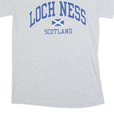 GILDAN Loch Ness Scotland Womens T-Shirt Grey S