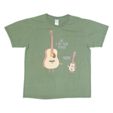 GILDAN Instrument Womens T-Shirt Green L