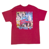 PLANET HOLLYWOOD New York City Mens T-Shirt Red USA L