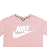 NIKE Cropped Womens T-Shirt Pink S