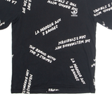 ADIDAS Mens T-Shirt Black S