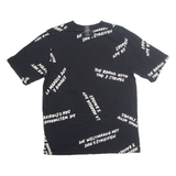 ADIDAS Mens T-Shirt Black S