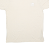 ADIDAS Mens T-Shirt Beige M