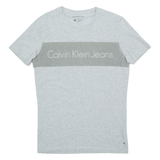 CALVIN KLEIN JEANS Mens T-Shirt Grey M
