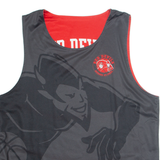 Reversible Red Devils Mens Jersey Grey Sleeveless USA L