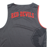 Reversible Red Devils Mens Jersey Grey Sleeveless USA L