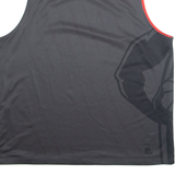 Reversible Red Devils Mens Jersey Grey Sleeveless USA L