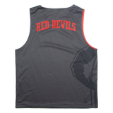 Reversible Red Devils Mens Jersey Grey Sleeveless USA L