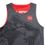 Reversible Red Devils Mens Jersey Grey Sleeveless USA L
