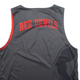 Reversible Red Devils Mens Jersey Grey Sleeveless USA L