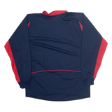 ASD Father Angelini Abruzzo Mens Jersey Blue Long Sleeve V-Neck L