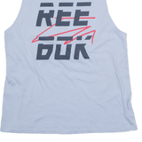 REEBOK Womens Vest Blue Sleeveless S