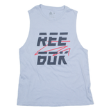 REEBOK Womens Vest Blue Sleeveless S