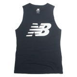 NEW BALANCE Mens Vest Black Sleeveless S