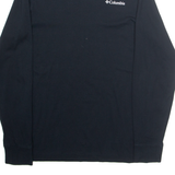 CARLO COLUCCI Mens T-Shirt Black Long Sleeve XS