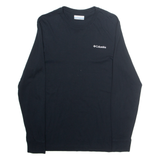 CARLO COLUCCI Mens T-Shirt Black Long Sleeve XS