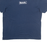 BENCH Mens T-Shirt Blue XL