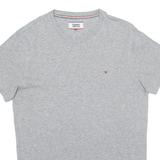 TOMMY JEANS Mens T-Shirt Grey S