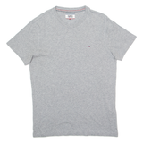 TOMMY JEANS Mens T-Shirt Grey S