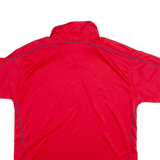 UMBRO Mens T-Shirt Red Collared XL