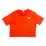THE NORTH FACE Cropped Womens T-Shirt Orange M