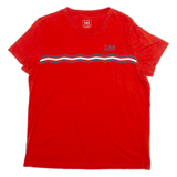 LEE Regular Fit Mens T-Shirt Red L