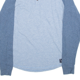 HILFIGER DENIM Mens T-Shirt Blue Long Sleeve S