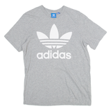 ADIDAS Mens T-Shirt Grey S