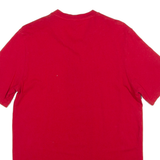 ADIDAS Mens T-Shirt Red V-Neck M