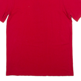 ADIDAS Mens T-Shirt Red V-Neck M