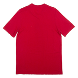 ADIDAS Mens T-Shirt Red V-Neck M