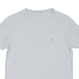 ALL SAINTS Mens T-Shirt Grey Crew Neck S
