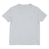 ALL SAINTS Mens T-Shirt Grey Crew Neck S