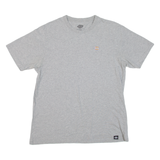 DICKIES Mens T-Shirt Grey Crew Neck L