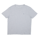 ALL SAINTS Mens T-Shirt Grey Crew Neck L